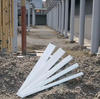 Barra plana de inserci&oacute;n de fibra de vidrio para persiana romana, varillas de fibra de vidrio, accesorios para barra de cortina, persianas romanas de poste de fibra de vidrio