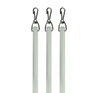 Varillas de fibra de vidrio blancas s&oacute;lidas para accesorios de barra de cortina, varillas de fibra de vidrio