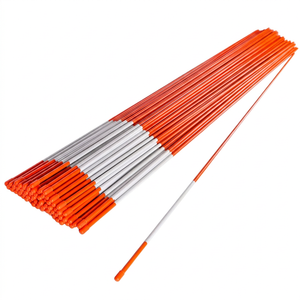 Varilla de fibra de vidrio naranja par